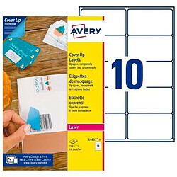 Etiquettes pour Imprimante Avery L4612 99,1 x 57 mm Blanc 25 Volets (5 Unités)