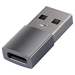 Adaptateur USB vers USB-C Charge et Synchro 5Gbps Compact Satechi Gris