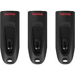 3PCS SANDISK Clé USB Ultra 32 Go USB 3.0 130MB/s