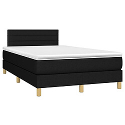 Avis Sommier à lattes LED,Cadre à lattes de lit avec matelas pour Adulte Noir 120x200 cm Tissu -MN77215