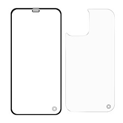 Film Avant et Arrière pour iPhone 12 Mini Garantie à vie Force Glass Transparent 