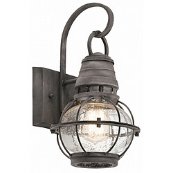 Elstead Lighting Petite lanterne murale extérieure à 1 ampoule en zinc IP44, E27