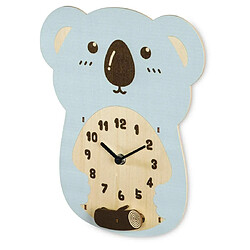 Hama Kinder-Wanduhr Koala, Holz Holz