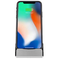 Avizar Station d'accueil iPhone Charge & Synchronisation connecteur Lightning - Argent