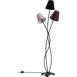 Karedesign Lampadaire Flexible 3 bras 130cm marron Kare Design