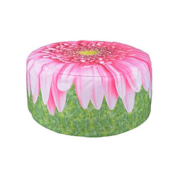 Esschert Design Pouf extérieur avec imprimé déco Gerbera.