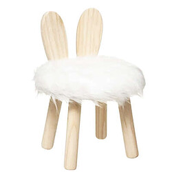 Atmosphera, Createur D'Interieur Tabouret Lapin blanc - ATMOSPHERA