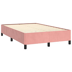 Acheter Maison Chic Lit Moderne Chambre - Cadre/structure de lit pour adulte Rose 120x200 cm Velours -MN21677