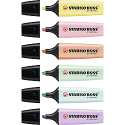 Newtons Stabilo Boss Pastel Surligneur ? Couleurs assorties (Lot de 48)