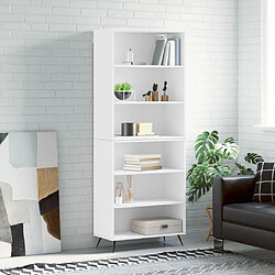 Maison Chic Buffet,Meuble de Rangement,commode pour salon,Cuisine blanc 69,5x32,5x180 cm bois d'ingénierie -MN35352