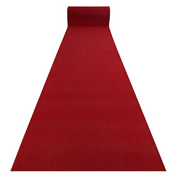 RUGSX TAPIS DE COULOIR ANTIDÉRAPANT RUMBA 1974 Mariage couleur unique bordeaux, rose 80cm 80x500 cm