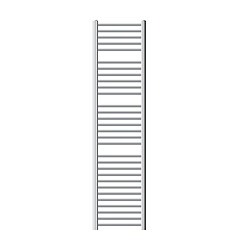 LuxeBath Radiateur de salle de bain Sahara Raccord latéral sèche-serviettes Chrome 40x180 cm