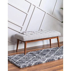 Avis Hadorn Tapis shaggy 120x62 gris pierre Lachen Fence