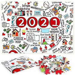 Acheter Universal 1000 pièces 2021 Prévention des épidémies Puzzle DIY Puzzle Jouets Assemblage Images Déco