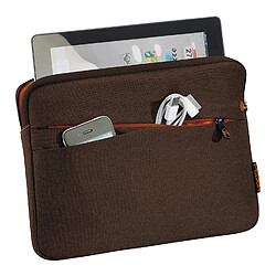 PEDEA Housse pour tablette ``Fashion`` de 12,9 pouces (32,8 cm) Étui de protection avec compartiment à accessoires, brun pas cher