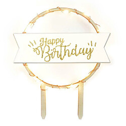 Scrapcooking Cake topper LED - Happy Birthday