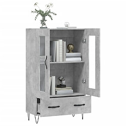 Acheter Maison Chic Buffet,Meuble de Rangement,commode pour salon,Cuisine gris béton 69,5x31x115 cm bois d'ingénierie -MN10744