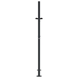 Acheter vidaXL Portail de jardin anthracite 105x130cm acier conception d'arbre