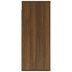 Avis vidaXL Armoire murale Chêne marron 80x33x80 cm Bois d'ingénierie