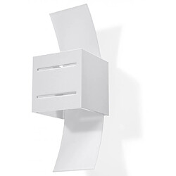 Luminaire Center Applique murale LORETO aluminium/verre blanc 1 ampoule Matériau : aluminium/verre  Coloris : blanc   Dimensions en Cm : 10 x 30 x 12  Nombre d'ampoules : 1  Type d'ampoule : G9  Puissance en Watts (W) : 40  Ampoul