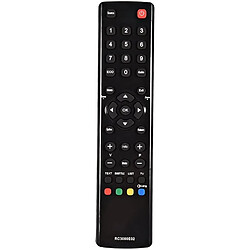 Universal Télécommande TV Remplacement Contrôleur Noir Compatible TCL RC3000E02 TV