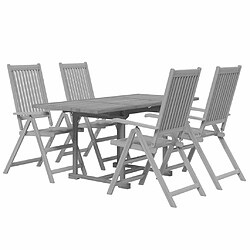 Avis Maison Chic Ensemble de salle à manger de jardin 5 pcs,Table et chaises d'extérieur Bois d'acacia solide -GKD829365