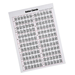 Acheter Guitar Chord Chart Portable On the Go Idéal pour les débutants 16x24 pouces