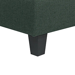 Acheter Beliani Module d'angle UNSTAD Tissu Vert foncé