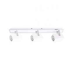 Luminaire Center Spot moderne Mateo Chrome 3 ampoules