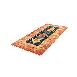 Vidal Tapis de couloir en laine 200x92 brun Kashkuli