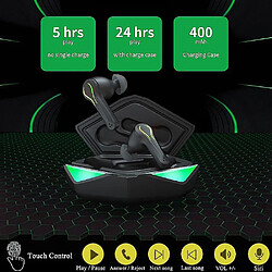 Acheter Universal Gagnant Gaming Earbuds 65ms Low Latence TWS Bluetooth Headset with Microphone Bass Audio