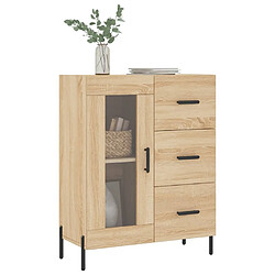 Avis Maison Chic Buffet,Meuble de Rangement,commode pour salon,Cuisine chêne sonoma 69,5x34x90 cm bois d'ingénierie -MN45962