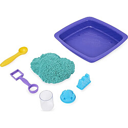 Spin Master Kinetic Sand Coffret château de sable scintillant Petrol (454g) pas cher