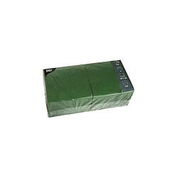 PAPSTAR Serviettes, 330 x 330 mm, 3 couches, vert foncé () 