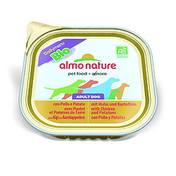 Almo Nature Chien Adult Bio Organic Maintenance Poulet et Pomme de terre - Barquette