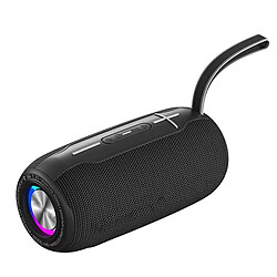 Yonis Enceinte Bluetooth Waterproof Avec Lumière RGB Son Haute Fidélité Enceinte Bluetooth Étanche Lumière RGB Son Haute-Fidélité Autonomie 6h Support MP3 WAV Noir YONIS