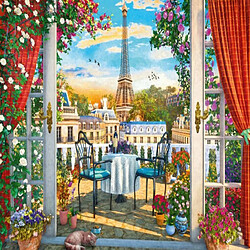 Acheter Schmidt Spiele- Terrasse à Paris, Puzzle de 1000 pièces, 58976, Coloré