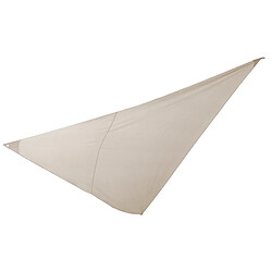 ESSENCIEL GREEN Voile D'ombrage Triangulaire Beige - 1 Housse + 3 Cordes Inclus 5x5x5 M - Mobilier de Jardin 