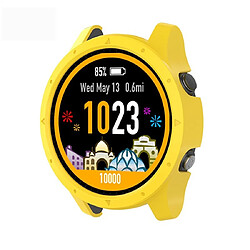 Wewoo Boîtier de montre Coque de protection Smart Watch PC pour Garmin Forerunner 935 Jaune 