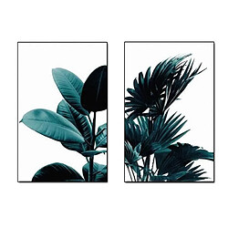 2pcs - set PLANTE VERTE Creative Toile Impression d'art Affiche murale Photos de mur Peinture d'art murale pour Chambre Salo My05032