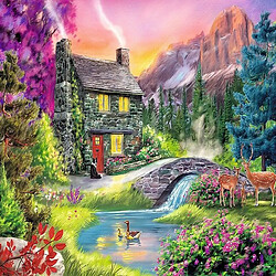 trefl Puzzle modèle Idylle de la Montagne 500 pièces, 37325, Multicolore