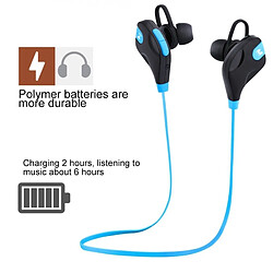 Acheter Wewoo Ecouteur Bluetooth pour iPhone écouteurs stéréo sans fil avec contrôle Mic FH E70987 Programme Soutien Handfree appel l'pour iPhone Galaxy Sony HTC Google Huawei Xiaomi Lenovo Smartphone Bleu