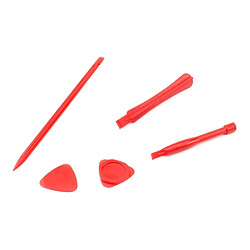 Wewoo Kit d'outil rouge 5 en 1 ensemble d'outils Spudger pas cher