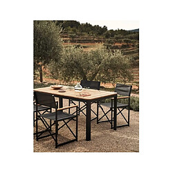 Acheter LF SALON Table extérieure Table Bonna 163X90 Bois de teck et Alu