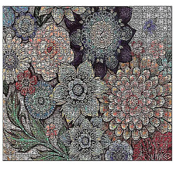 Universal 1000 pièces mandala fleur puzzle bricolage puzzle jouets assemblage image déco