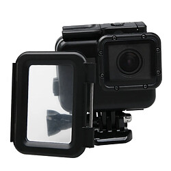 Wewoo Pour GoPro HERO5 Écran Tactile noir Couverture Arrière + 45m Boîtier de Protection 2 en 1 Imperméable Nécessité de Démonter l'Objectif une fois Installé avec Boucle de Montage de Base et Vis de Plomb pas cher