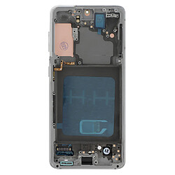 Relife Écran LCD Complet pour Samsung Galaxy S21 Vitre Tactile et Châssis Blanc