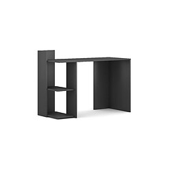 Vivaldi BUREAU AVEC ETAGERE - PACO 120 CM - ANTHRACITE - STYLE MODERNE