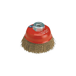 SCID Brosse coupe fils acier laitonné ondulés vg 100 8500 