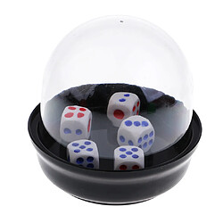 Avis ktv bar jeu de casino tasse de dés avec 5pcs dés pour donjons et dragons noir